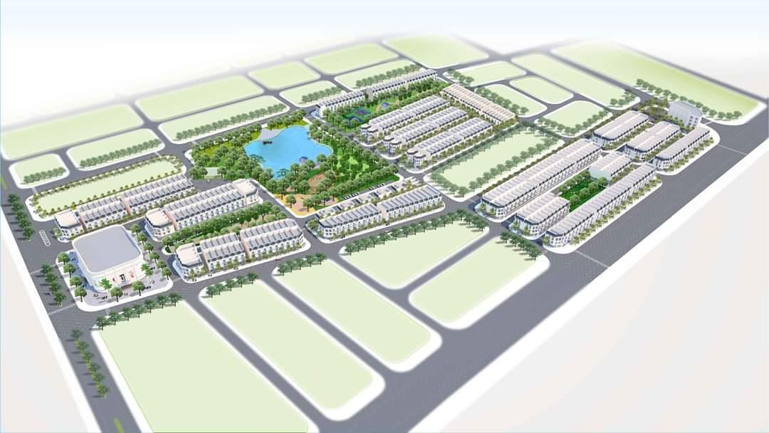 Phối cảnh dự án dự án khu đô thị thương mại dịch vụ Nam Đông Hà.
